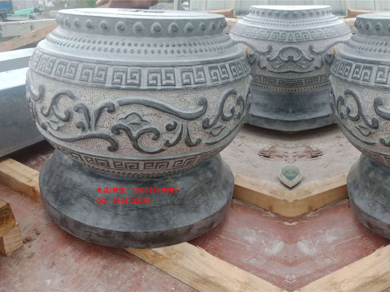 青石柱頂石圖片大全_古建筑柱墩圖片